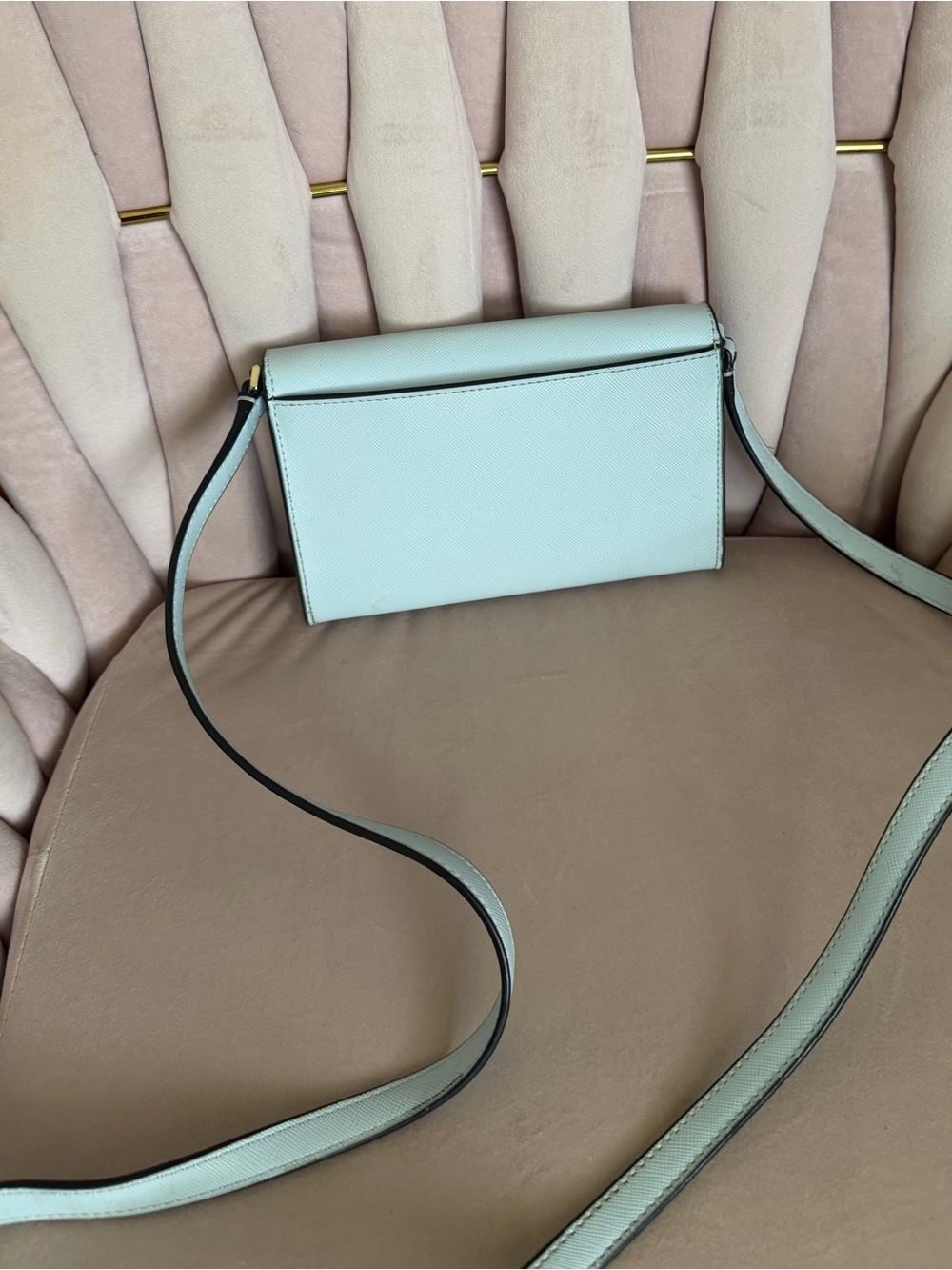 Kate Spade ♠️ Blue Leather Crossbody - Picture 7 of 16